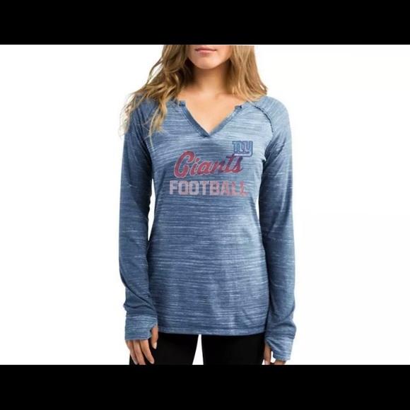 New York Giants Shirt Women Majestic NWT - Picture 2 of 5